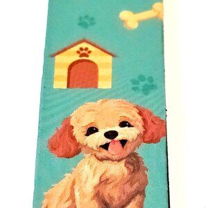 Doodle Style Puppy Magnetic Bookmark Cute Dog Lover Book Gift Reading Accessory